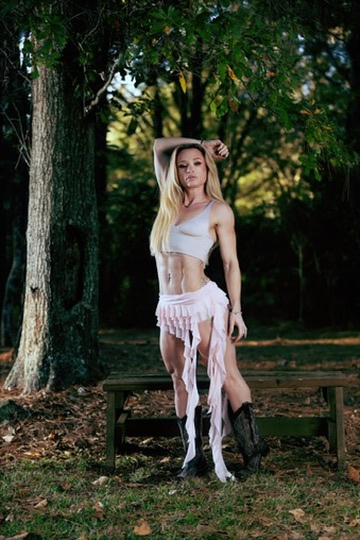 Woman standing strong in nature — Back To You